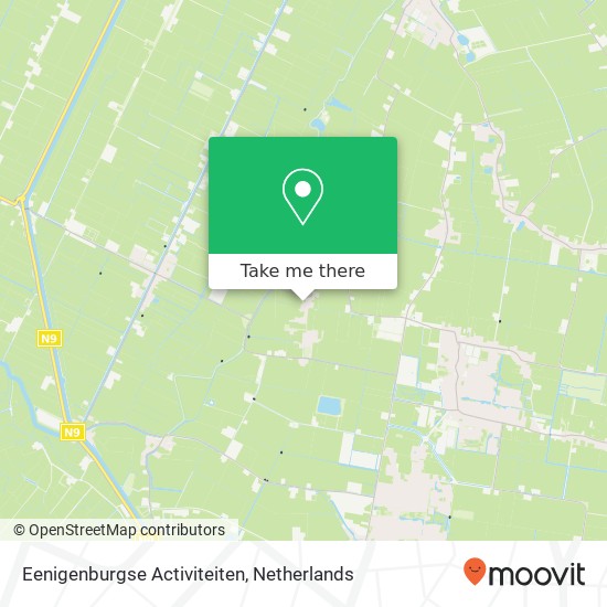 Eenigenburgse Activiteiten kaart