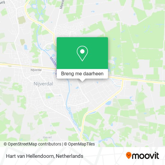 Hart van Hellendoorn kaart