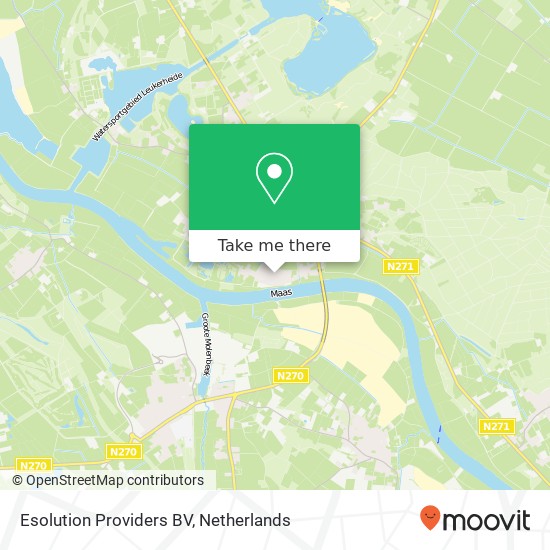 Esolution Providers BV, Hoenderstraat 20 kaart