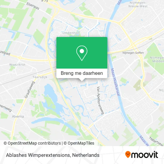 Ablashes Wimperextensions kaart