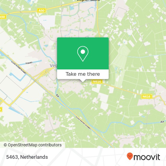 5463, 5463 Veghel, Nederland kaart