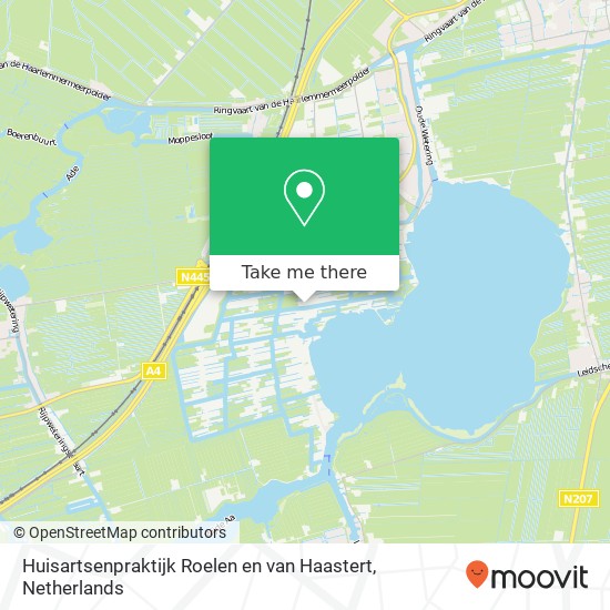 Huisartsenpraktijk Roelen en van Haastert, Noordeinde 166 kaart
