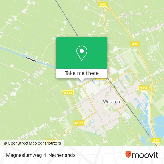 Magnesiumweg 4, 8471 XM Wolvega kaart