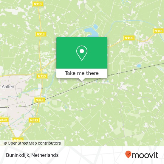 Buninkdijk, 7121 Aalten kaart