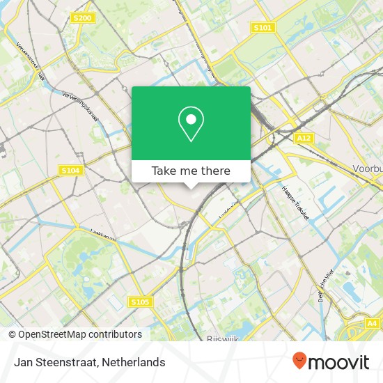 Jan Steenstraat, Jan Steenstraat, 2526 Den Haag, Nederland kaart