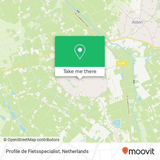 Profile de Fietsspecialist, Postelstraat 36 kaart