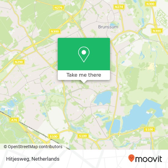 Hitjesweg, Hitjesweg, 6413 Heerlen, Nederland kaart