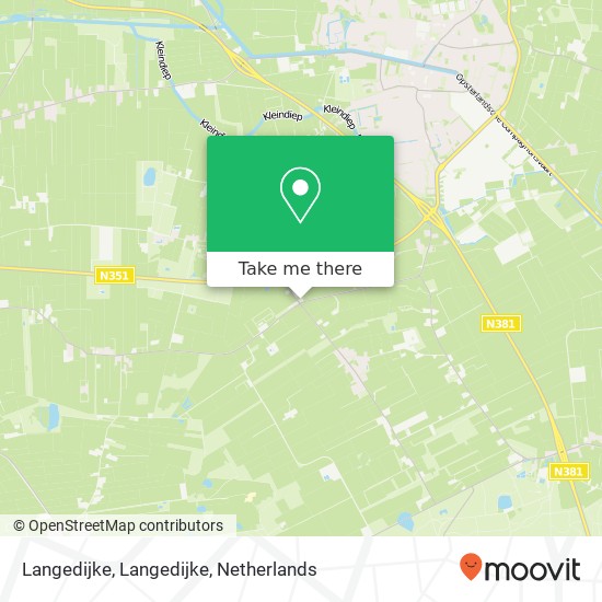 Langedijke, Langedijke kaart
