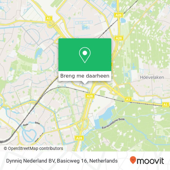 Dynniq Nederland BV, Basicweg 16 kaart