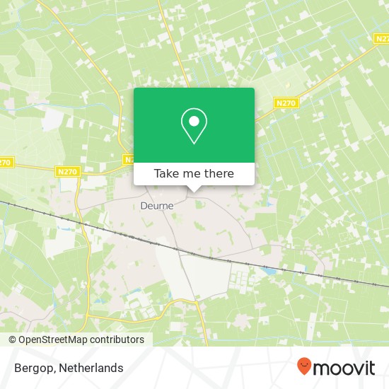 Bergop, Frieslandstraat 15 kaart