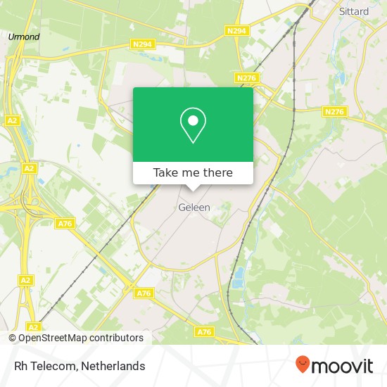 Rh Telecom, Markt 125 kaart