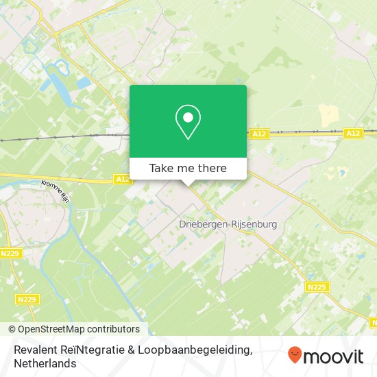 Revalent ReïNtegratie & Loopbaanbegeleiding, Hoofdstraat 90 kaart