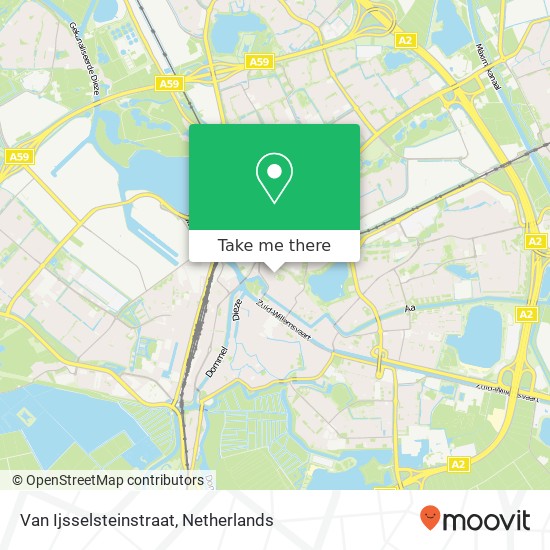 Van Ijsselsteinstraat, Van Ijsselsteinstraat, 5212 's-Hertogenbosch, Nederland kaart