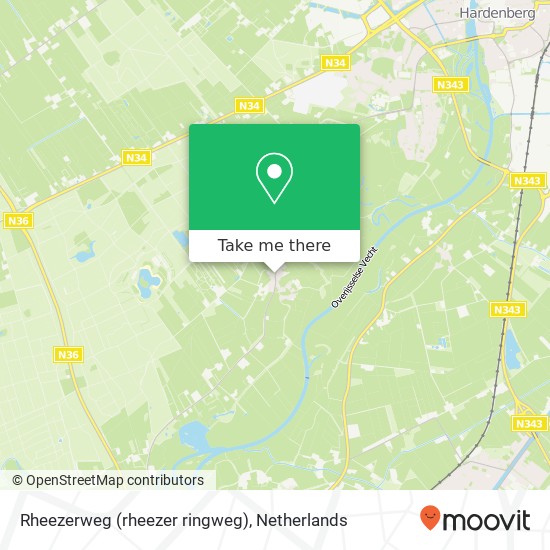 Rheezerweg (rheezer ringweg), 7794 RD Rheeze kaart