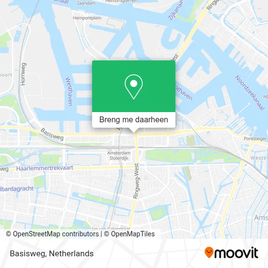 Basisweg kaart