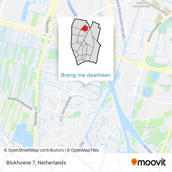 Blokhoeve 7 kaart