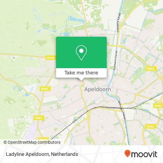 Ladyline Apeldoorn, Maduralaan 2 kaart