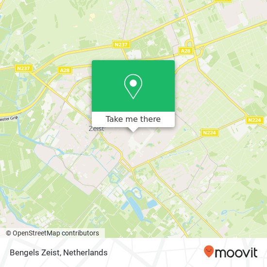 Bengels Zeist, Voorheuvel 59 kaart