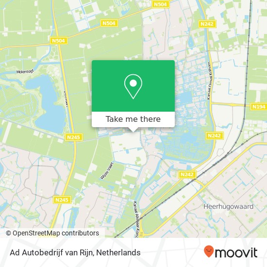 Ad Autobedrijf van Rijn, Grotendorst 8 kaart