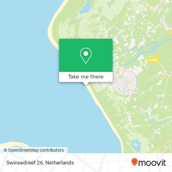 Swinsedreef 26, Swinsedreef 26, Rockanje, Nederland kaart