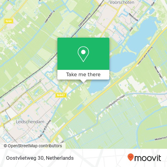 Oostvlietweg 30, 2266 GM Leidschendam kaart