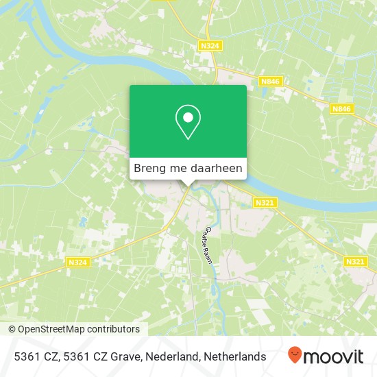 5361 CZ, 5361 CZ Grave, Nederland kaart