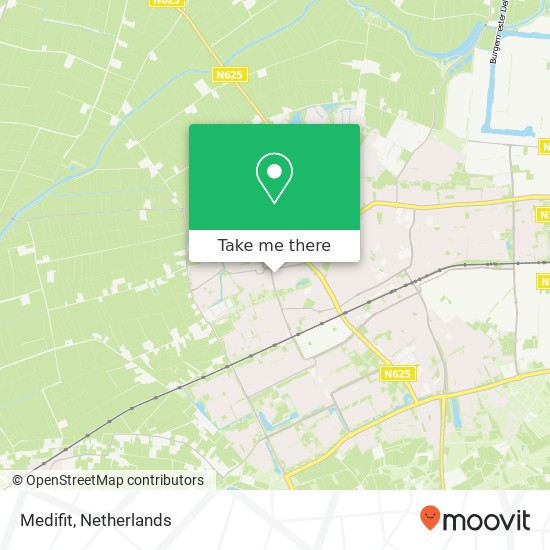 Medifit, Opaalweg 168 kaart