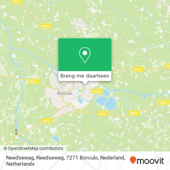 Needseweg, Needseweg, 7271 Borculo, Nederland kaart