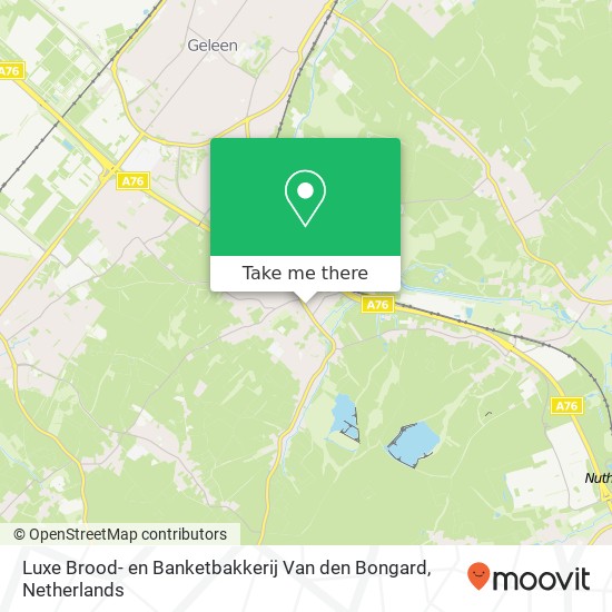 Luxe Brood- en Banketbakkerij Van den Bongard, Zandstraat 15 kaart