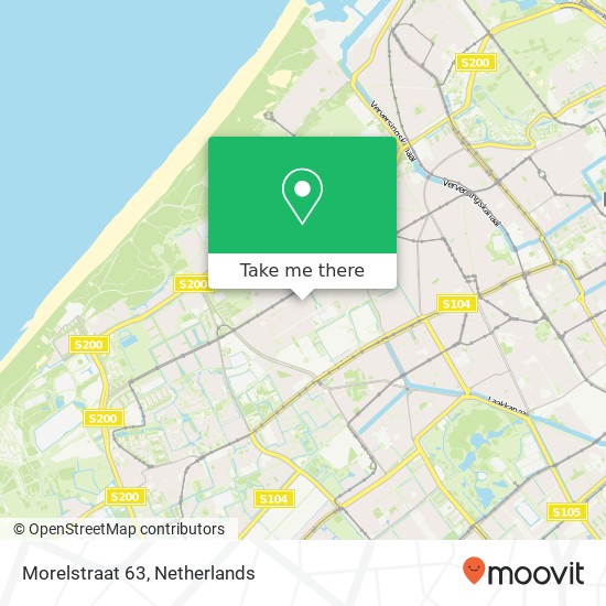 Morelstraat 63, 2564 XB Den Haag kaart