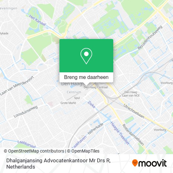 Dhalganjansing Advocatenkantoor Mr Drs R kaart