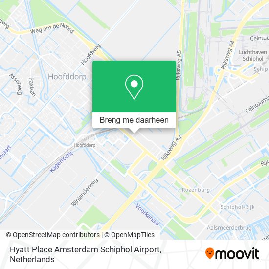 Hyatt Place Amsterdam Schiphol Airport kaart