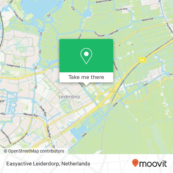 Easyactive Leiderdorp, Bloemerd 1B kaart