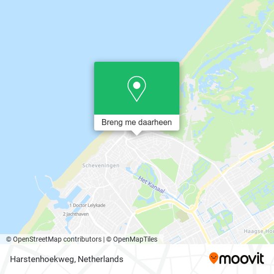 Harstenhoekweg kaart