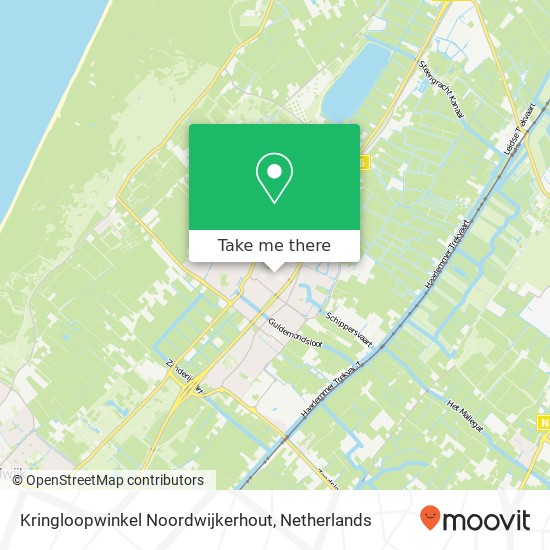 Kringloopwinkel Noordwijkerhout, Marktplein 8 kaart