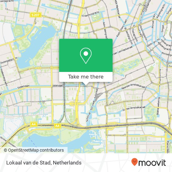 Lokaal van de Stad, Heemstedestraat 68 kaart