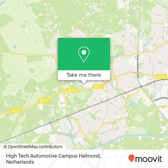 High Tech Automotive Campus Helmond, Steenovenweg 1 kaart