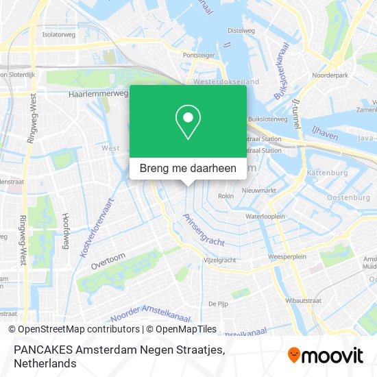 PANCAKES Amsterdam Negen Straatjes kaart