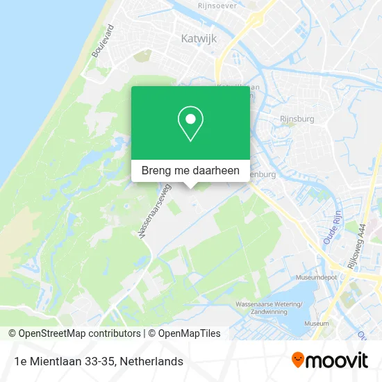 1e Mientlaan 33-35 kaart