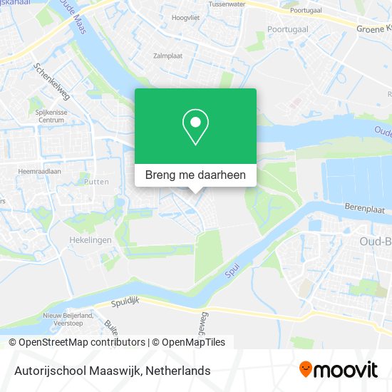 Autorijschool Maaswijk kaart