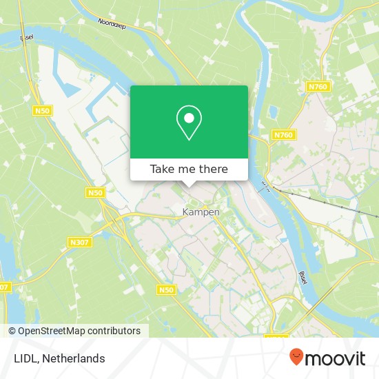 LIDL, Hanzeplein 29 kaart
