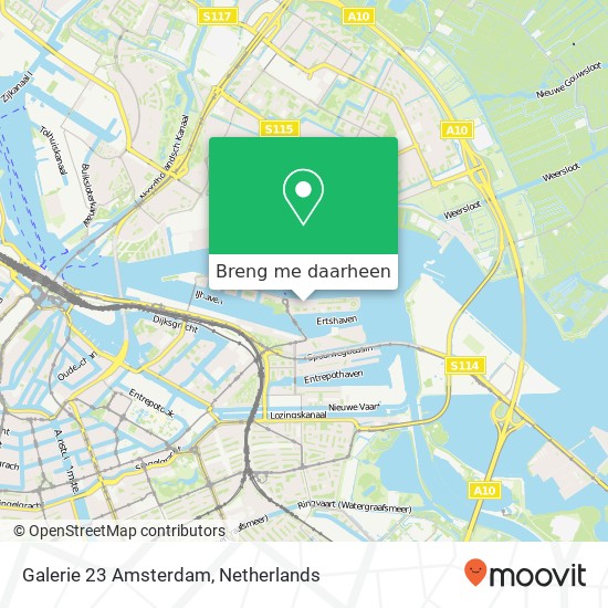 Galerie 23 Amsterdam kaart