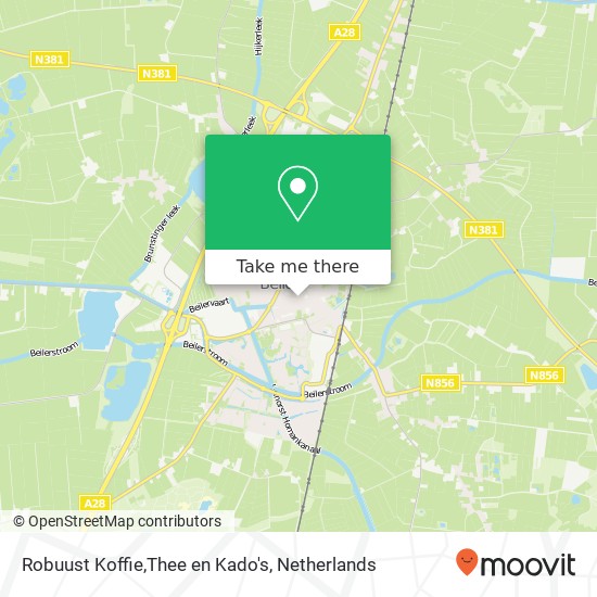 Robuust Koffie,Thee en Kado's, Raadhuisstraat 1A kaart