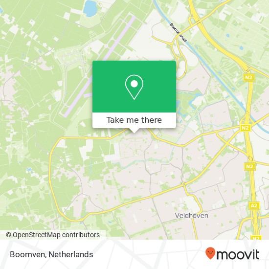 Boomven, Boomven, 5508 Veldhoven, Nederland kaart