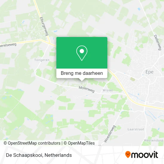 De Schaapskooi, Centrumweg 5 kaart