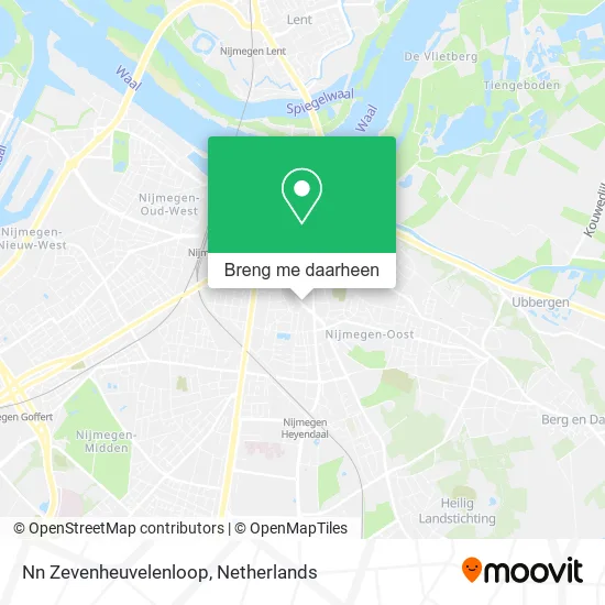 Nn Zevenheuvelenloop kaart
