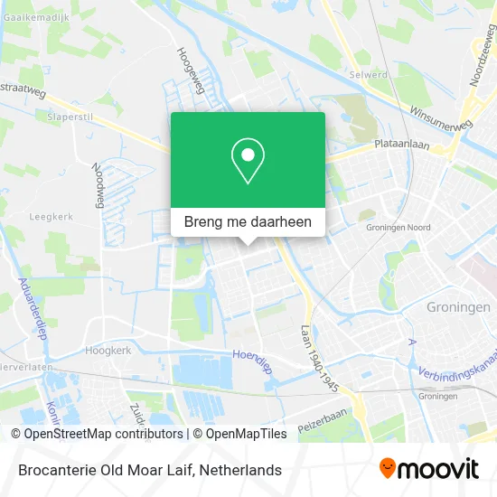 Brocanterie Old Moar Laif kaart