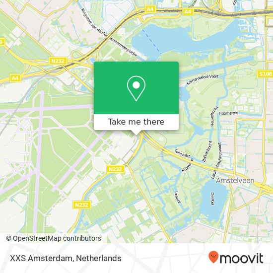 XXS Amsterdam, Stationsplein Noord-Oost 416 kaart