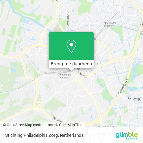 Stichting Philadelphia Zorg kaart