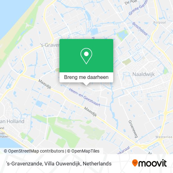 's-Gravenzande, Villa Ouwendijk kaart